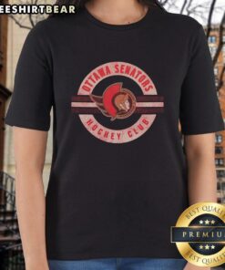 Top Ottawa Senators surround ladies' tee featuring team logo and vibrant colors for stylish game day wear.