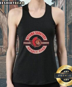Top Ottawa Senators surround tank top featuring team logo and colors, perfect for fans showing team spirit.