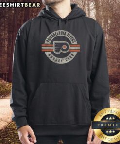 Vintage Philadelphia Flyers surround hoodie featuring classic team logo and stylish design for fans and collectors.