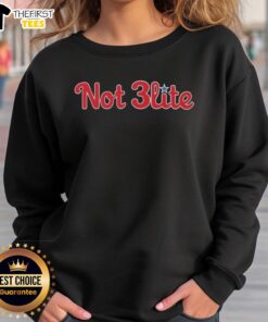 Top Philadelphia Phillies Not 3lite Not Elite Sweatshirt featuring team colors and logo, perfect for fans and chilly days.