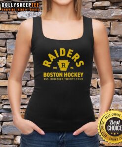 Top Raiders Boston Hockey Est 1924 Rozanov 81 tank top featuring vintage design and team logo for fans and collectors.