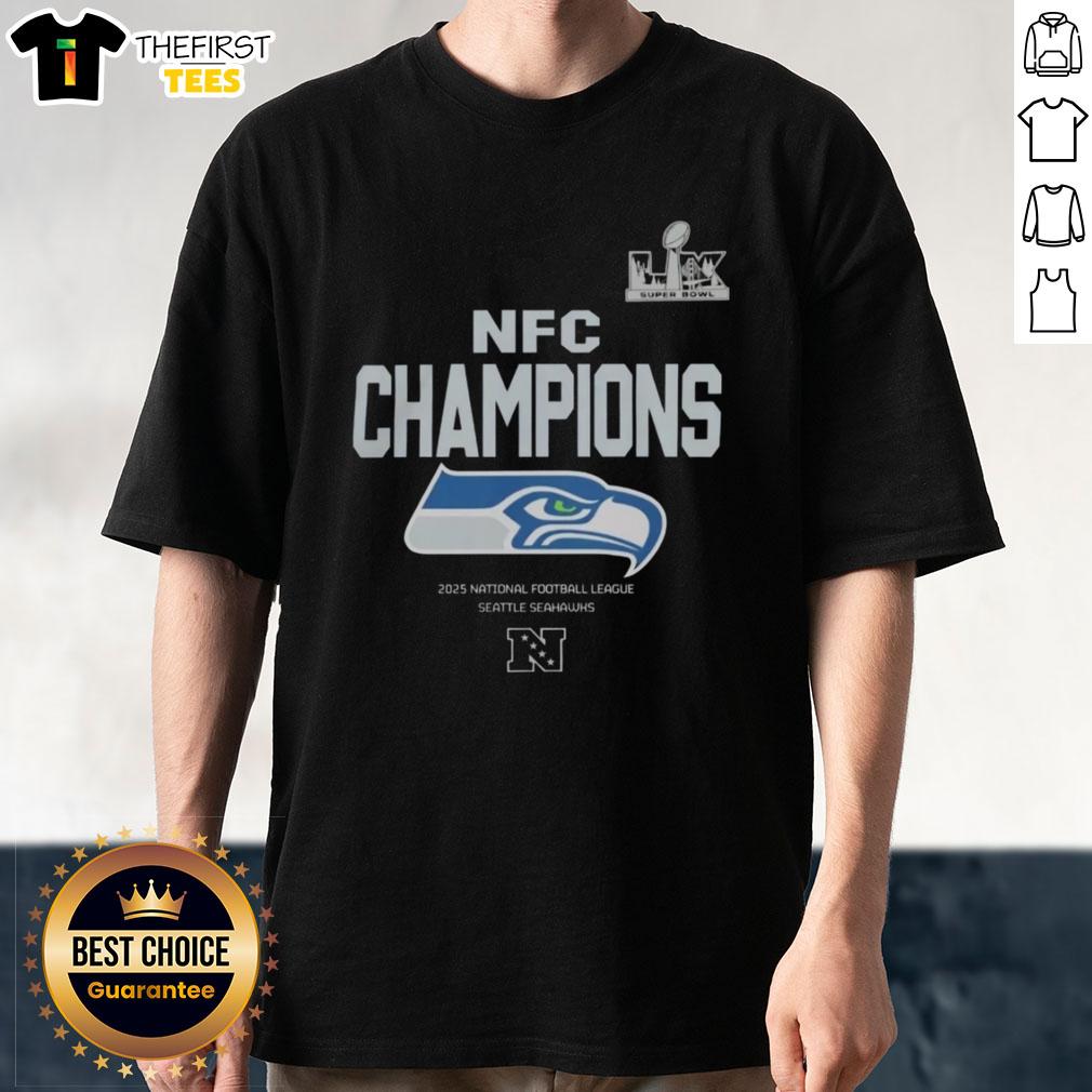 top-seattle-seahawks-2025-national-football-league-champions-super-bowl-lx-roster-t-shirt-1 Seattle Seahawks 2025 Super Bowl LX Champions T-shirt featuring the team roster and logo, perfect for fans.