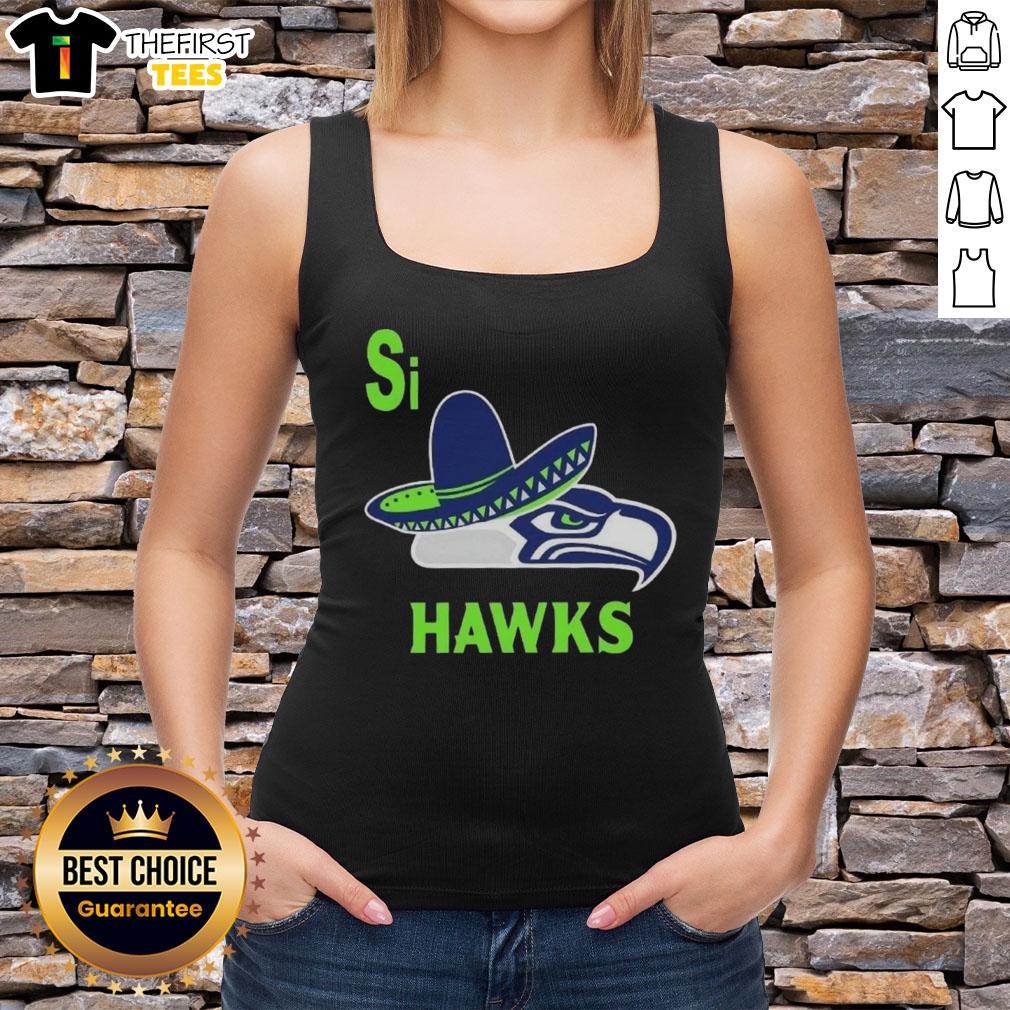 top-seattle-seahawks-si-hawks-logo-parody-tank-top Top Seattle Seahawks Si Hawks Logo Parody T-Shirt - Image 4