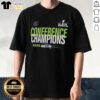 Top Seattle Seahawks Super Bowl Conference Champions 2025 T-Shirt featuring team logo and vibrant colors, perfect for fans.