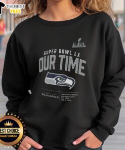 Alt Text: Cozy Top Seattle Seahawks Super Bowl LX sweatshirt, perfect for fans celebrating the 2026 championship season.