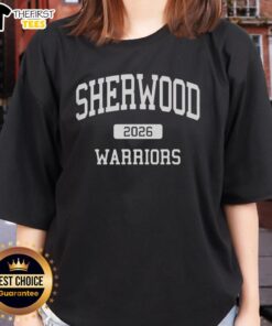 Alt Text: Sherwood High School Warriors 2026 Ladies Tee in vibrant colors, perfect for school spirit and casual wear.