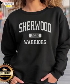 Alt Text: Top Sherwood High School Warriors 2026 sweatshirt featuring school colors and logo, perfect for students and fans.