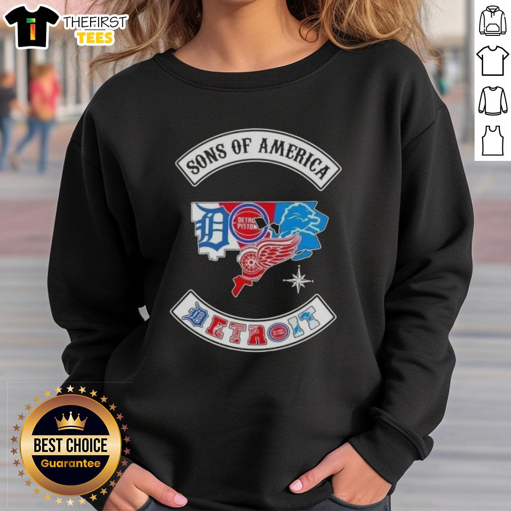 top-son-of-america-detroit-map-sports-logos-combine-sweatshirt Alt Text: Top Son of America Detroit Map Sports Logos Combine Sweatshirt featuring vibrant graphics and a cozy design.