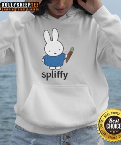 Cozy Top Spliffy Bunny Hoodie featuring a playful bunny graphic, perfect for casual wear and bunny lovers.