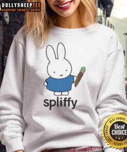 Cozy Top Spliffy Bunny Sweatshirt featuring a playful bunny design, perfect for casual wear and bunny lovers.