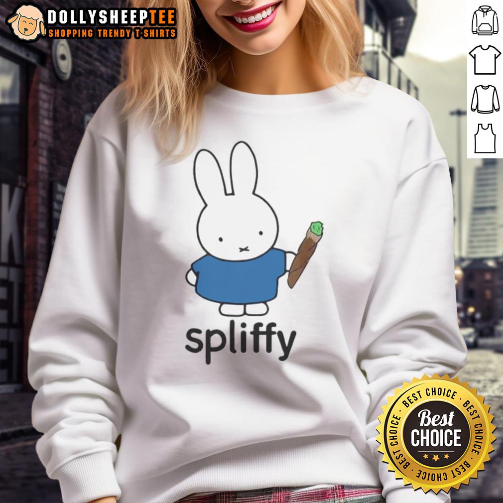 Top Spliffy Bunny Sweatshirt Cozy Top Spliffy Bunny Sweatshirt featuring a playful bunny design, perfect for casual wear and bunny lovers.