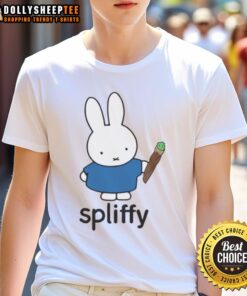Top Spliffy Bunny T-Shirt featuring a playful bunny design, perfect for casual wear and animal lovers.