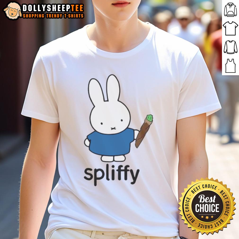 Top Spliffy Bunny T Shirt Top Spliffy Bunny T-Shirt featuring a playful bunny design, perfect for casual wear and animal lovers.