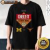 2025 Cheez-It Citrus Bowl T-Shirt featuring Texas Longhorns vs Michigan Wolverines design, perfect for fans.