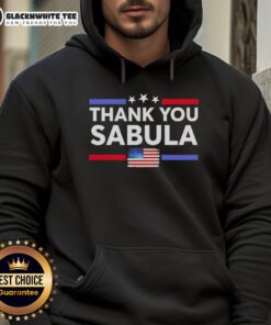 Top Thank You Sabula Hoodie in vibrant colors, perfect for casual wear and expressing gratitude.