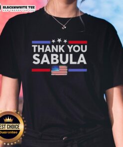 Top Thank You Sabula Ladies Tee featuring a stylish design, perfect for casual wear and expressing gratitude.