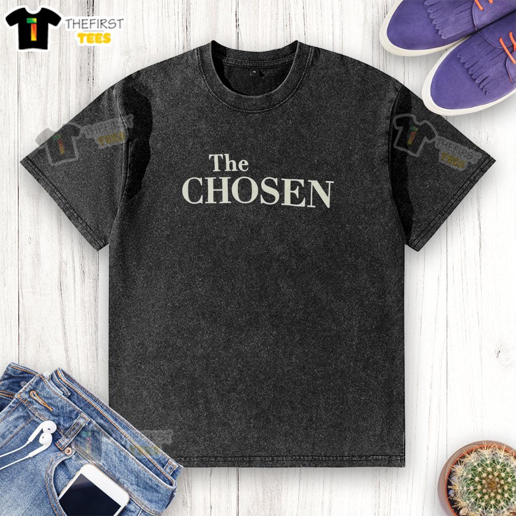 top-the-chosen-washed-t-shirt Top The Chosen Washed T-Shirt in soft cotton, featuring a relaxed fit and vintage style for casual wear.