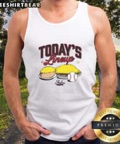 Stylish Skyline Chili tank top featuring today's lineup design for fans and enthusiasts of Skyline Chili.