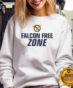 Top Toledo Men's Basketball Falcon Free Zone Sweatshirt in navy blue, featuring bold team logo and comfortable fit.