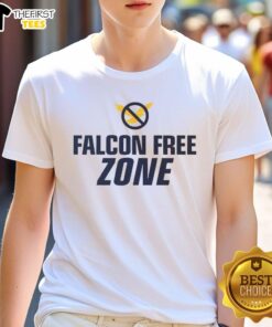 Alt Text: Top Toledo Men's Basketball Falcon Free Zone T-Shirt featuring bold graphics and comfortable fit for fans.