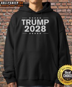 Top Trump 2028 Hoodie featuring bold graphics and a stylish design, perfect for supporters of the 2028 campaign.