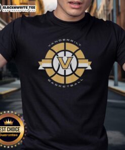 Vanderbilt Commodores Basketball Classic Circle Logo T-Shirt featuring team colors and iconic logo for fans.