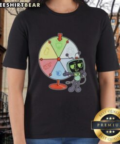 Top Vees Gameshow Ladies Tee featuring a vibrant design, perfect for fans of game shows and stylish casual wear.