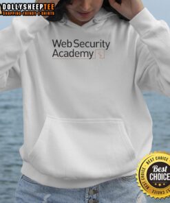 Top Web Security Academy hoodie featuring a sleek design, ideal for tech enthusiasts and cybersecurity professionals.