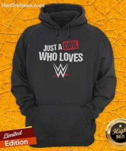Alt Text: Top WWE Just A Girl Who Loves Wrestling Hoodie in vibrant colors, perfect for female wrestling fans and enthusiasts.