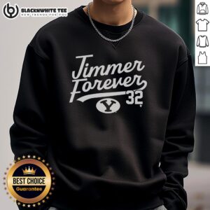 Good BYU Basketball Jimmer Fredette Forever Sweatshirt featuring a stylish design, perfect for fans and supporters.