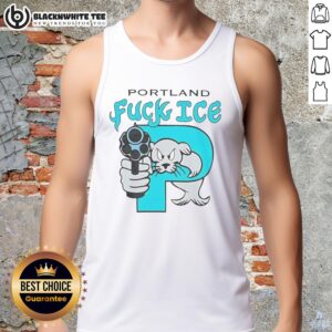 Top Portland Fuck Ice Tank Top featuring bold graphics and a trendy design perfect for summer fashion.