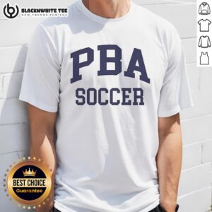Alt Text: Awesome PBA Soccer Crown Trio T-Shirt featuring a unique design for soccer fans and players, perfect for game day.