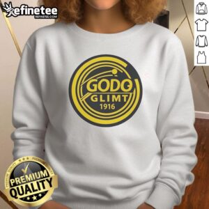 Premium Godo Glimt 1916 Sweatshirt in navy blue, showcasing a stylish design perfect for casual wear and sports.