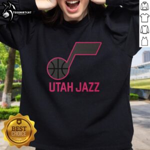 Premium Utah Jazz Highlight Reel Sweatshirt featuring vibrant team colors and logo, perfect for fans and casual wear.