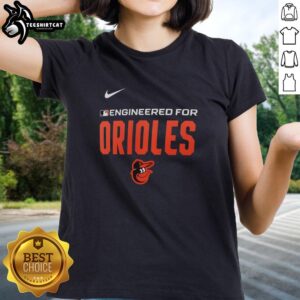 Original Engineered For Baltimore Orioles T-Shirt - Image 3