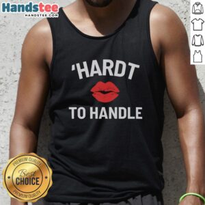 Official Hardt To Handle Tank Top in black, featuring stylish design and comfortable fit for casual wear.