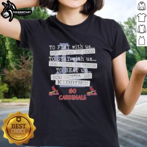 Good Go St. Louis Cardinals Ladies Tee, perfect for fans to show support and style at games or casual outings.