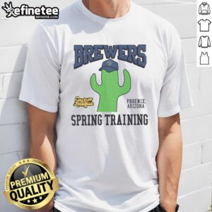 Good Milwaukee Brewers Cactus League T-Shirt featuring vibrant team colors and logo, perfect for baseball fans.