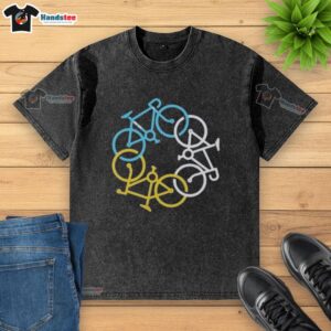 Official Twin Six Stronger Together washed t-shirt featuring a stylish design perfect for cycling enthusiasts.