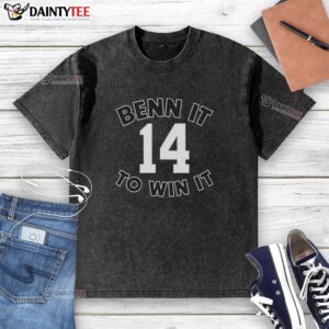 Good Jamie Benn Dallas Stars NHL t-shirt featuring number 14, perfect for fans wanting to 'Benn It To Win It' style.