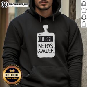 Thom Yorke wearing a Presse Ne Pas Avaler hoodie, showcasing his unique style and artistic expression.