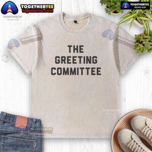 Good The Greeting Committee washed t-shirt featuring vibrant graphics and a trendy design, perfect for casual wear.