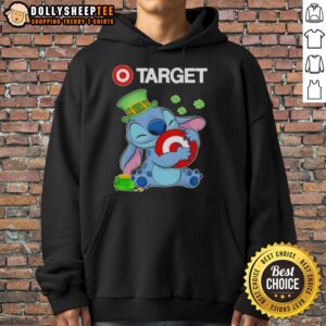 Top Stitch St. Patrick's Day hoodie featuring a festive Target logo, perfect for celebrating in style.