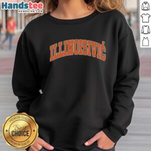 Good Illinois Civic Il Balkan Ball Sweatshirt in cozy fabric, perfect for casual wear and showcasing local pride.