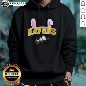 Awesome Baltimore Ravens x Snoopy Happy Easter hoodie featuring vibrant colors and playful design perfect for fans.