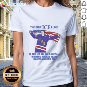 Women's hockey team skating on ice, showcasing teamwork, skill, and determination in gold medal-winning performance.