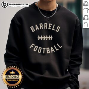 Stylish Hot Kentucky Barrels Neat Sweatshirt featuring a rustic bourbon barrel design, perfect for whiskey lovers.