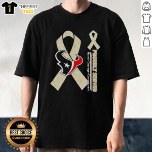 Alt Text: Top Houston Texans 'Proudly Served Honor Courage Commitment' T-Shirt showcasing team spirit and patriotism.