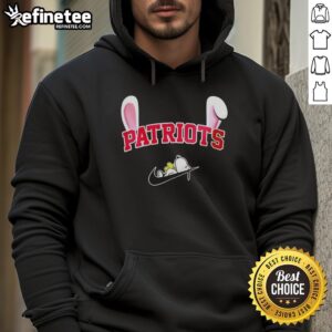 Nice New England Patriots X Snoopy Happy Easter Hoodie featuring vibrant colors and playful design for fans.