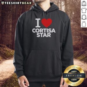 Pretty I Love Cortisa Star Hoodie in vibrant colors, showcasing a stylish design perfect for casual wear.